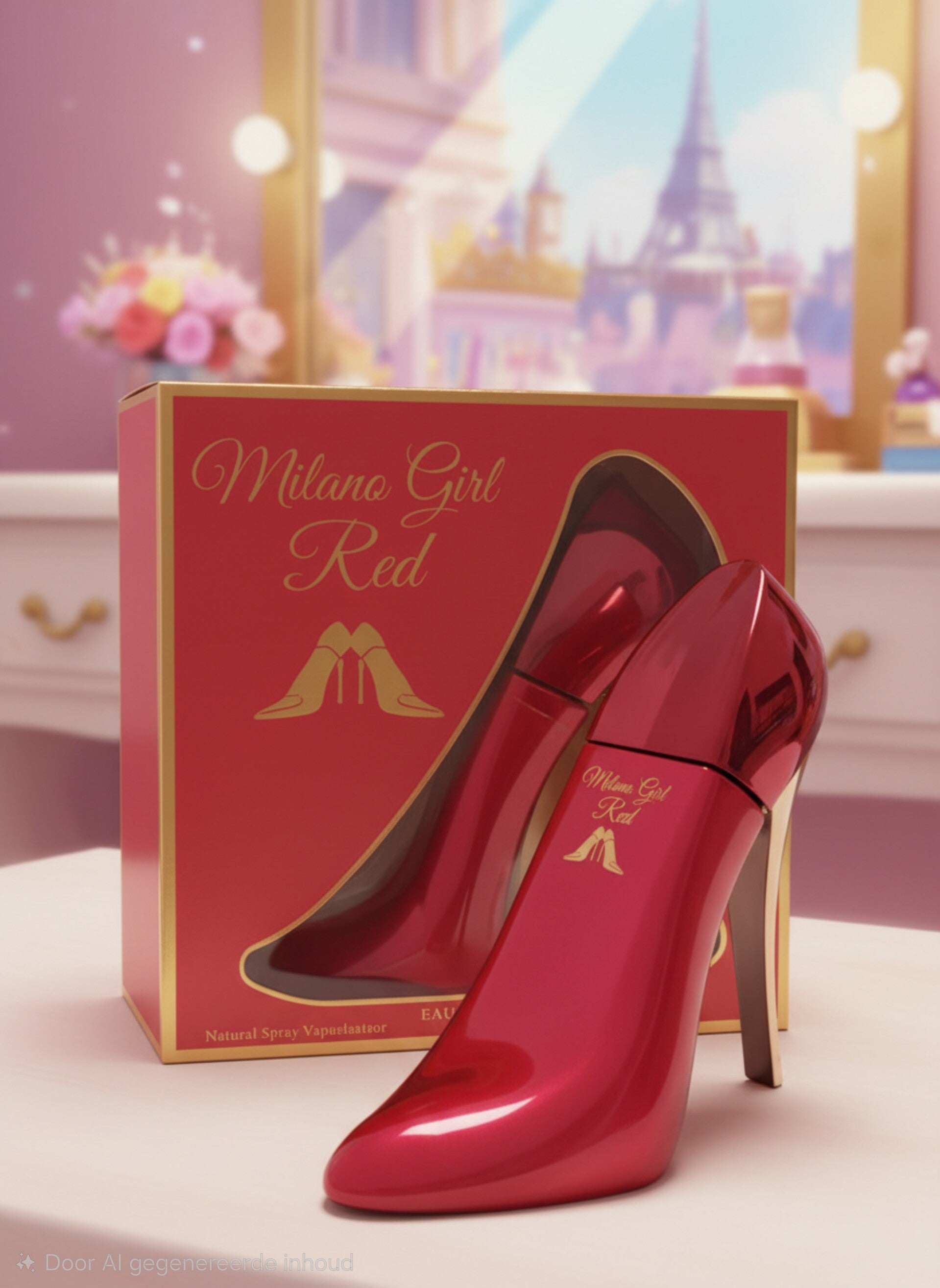 Parfum milano girl red
