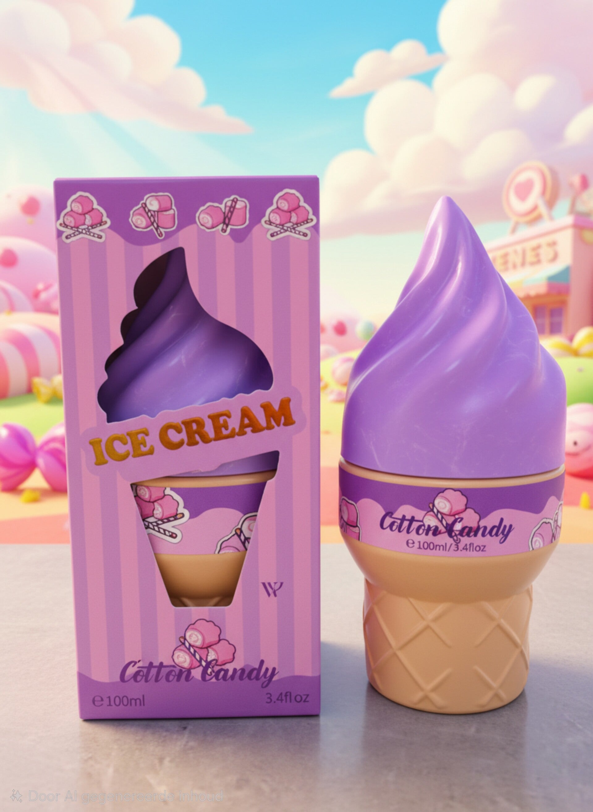 Ice cream Cotton Candy