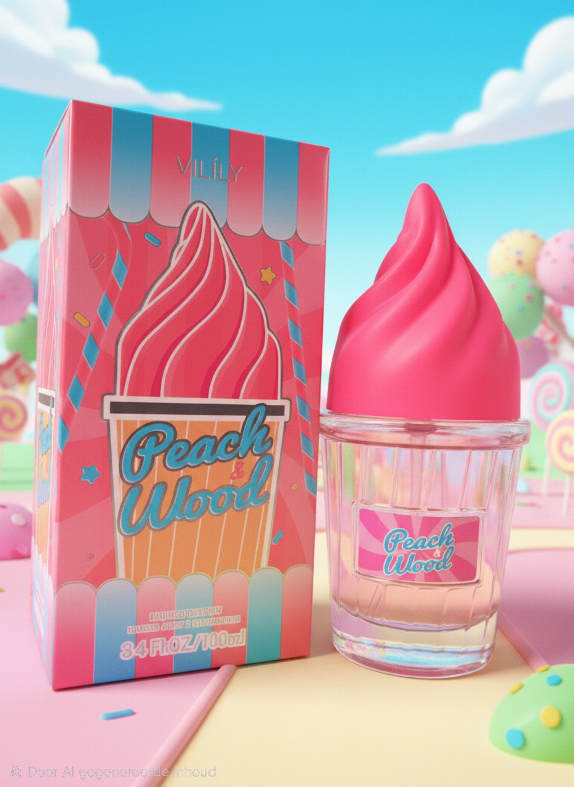 Vilily ice cream Peach wood