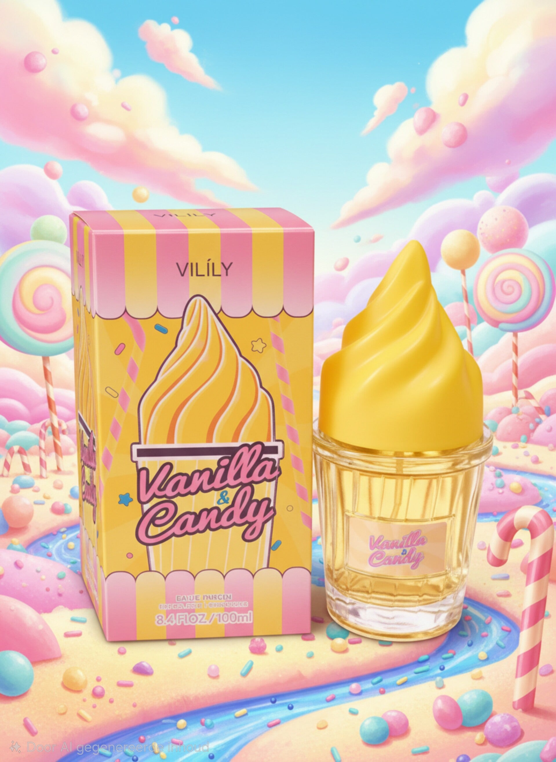 Vilily ice cream Vanilla & Candy