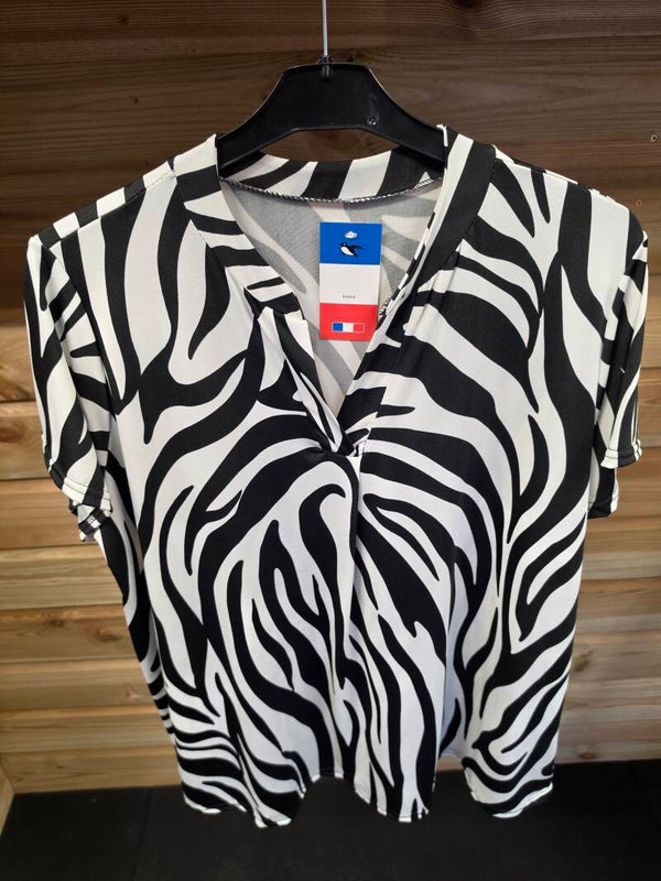 T-Shirt Zebra print