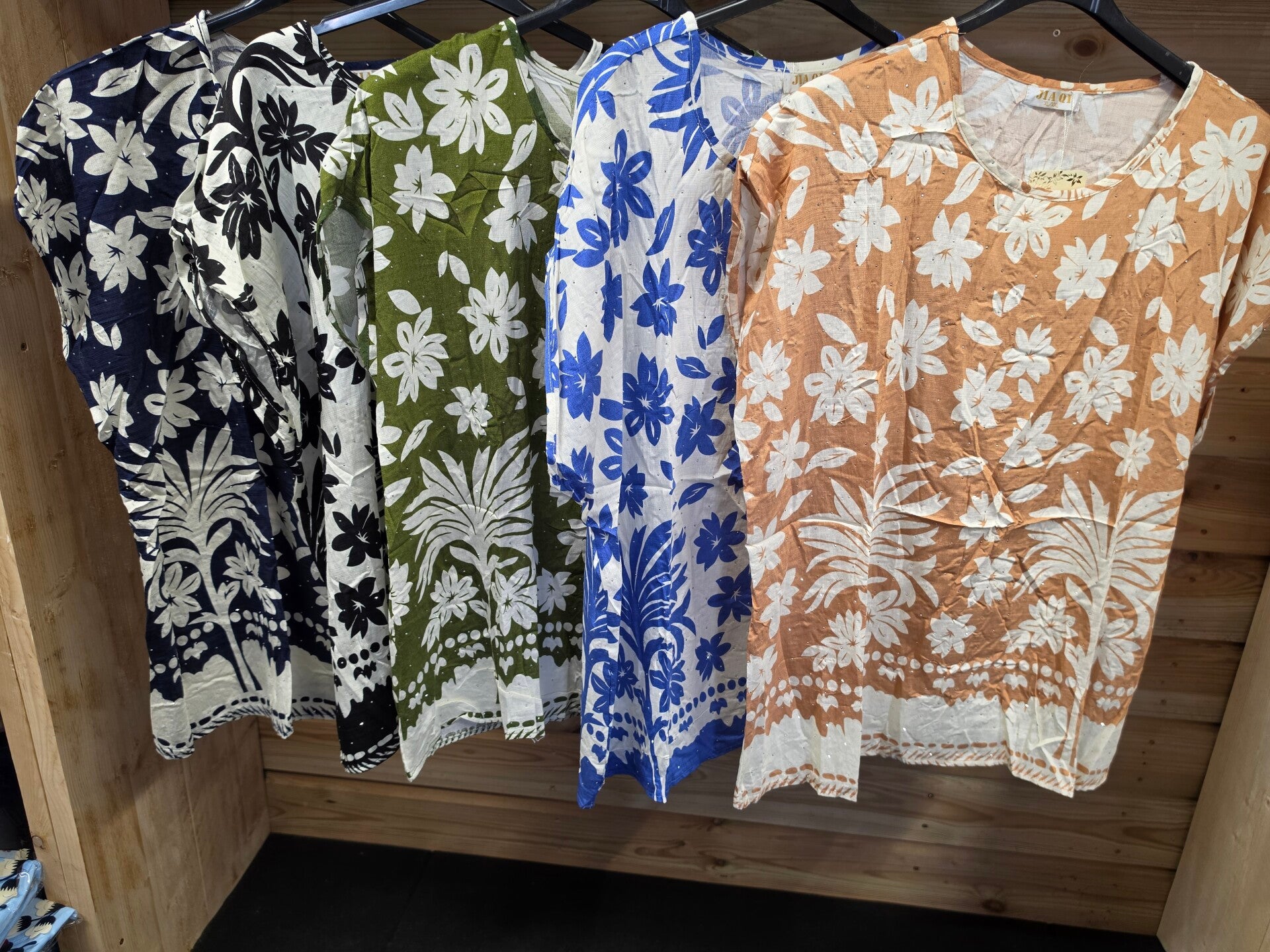 Linnen T-Shirt Bloem