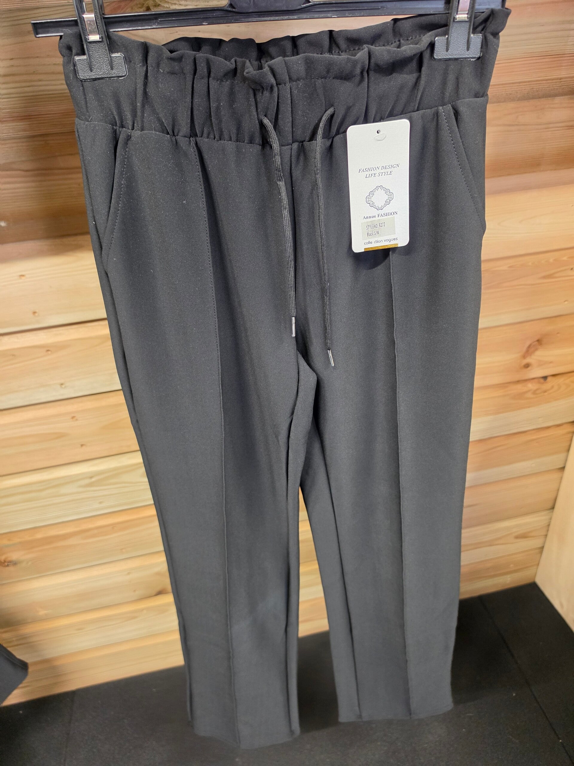 Comfort broek Zwart R272