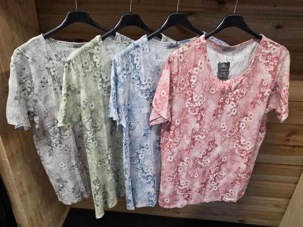 Basic shirt broderie
