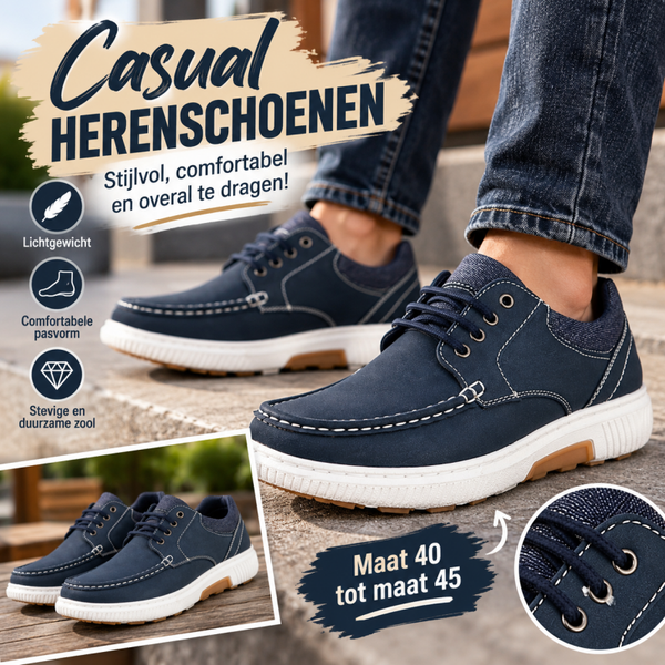 Herenschoen Marineblauw