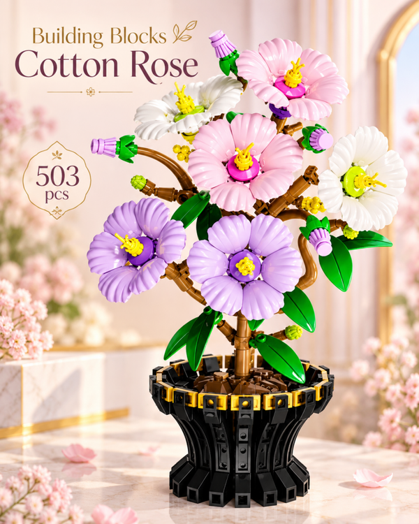 Building Blocks Cotton Rose 503pcs
