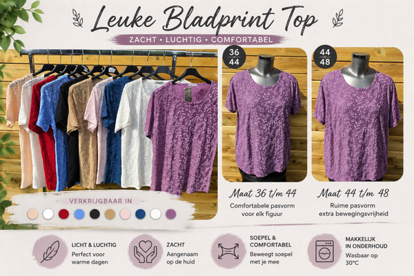 Basic shirt broderie bloemen