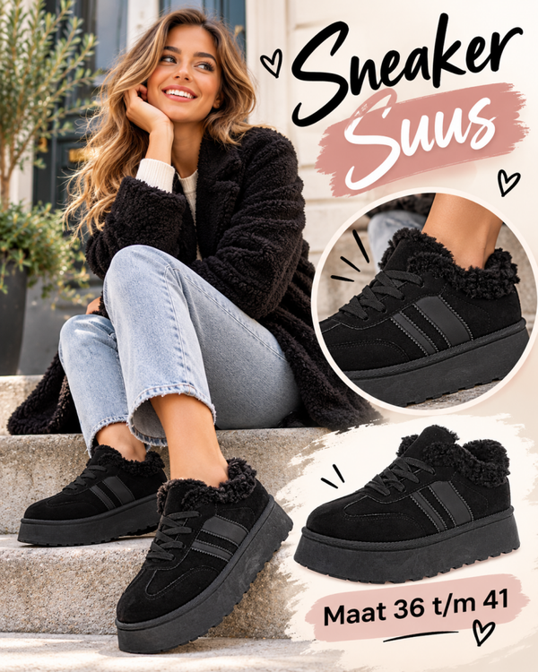 Sneaker Suus zwart