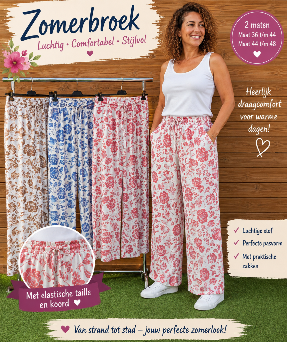 Zomerbroek flowers