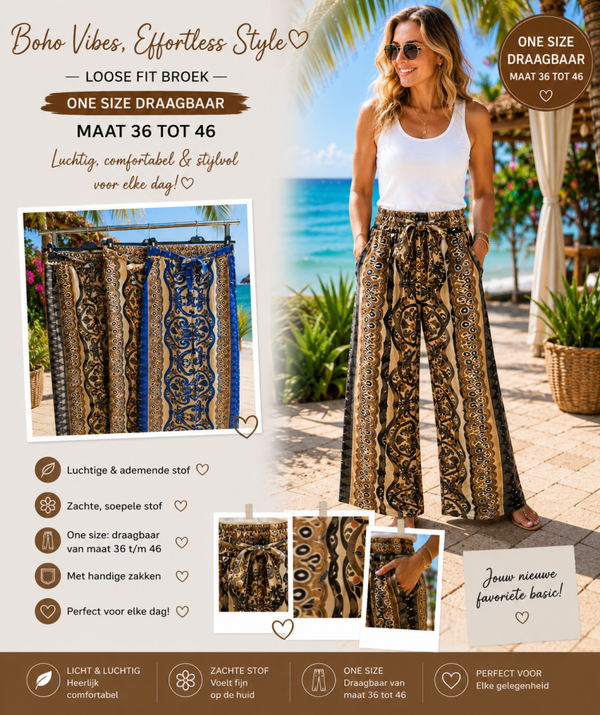 Zomerbroek print