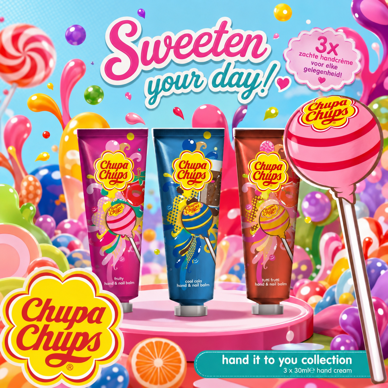 Chupa Chups Handcrème set