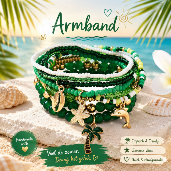 Armband Groen