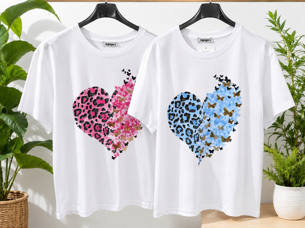Katoenen T-Shirt klein hart