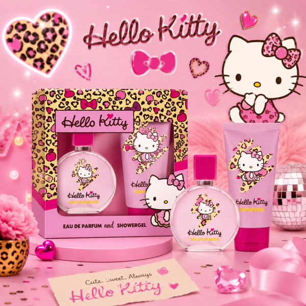 Hello kitty giftset Luipaard