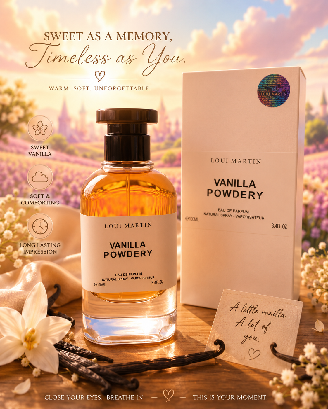 Loui Martin vanilla powdery
