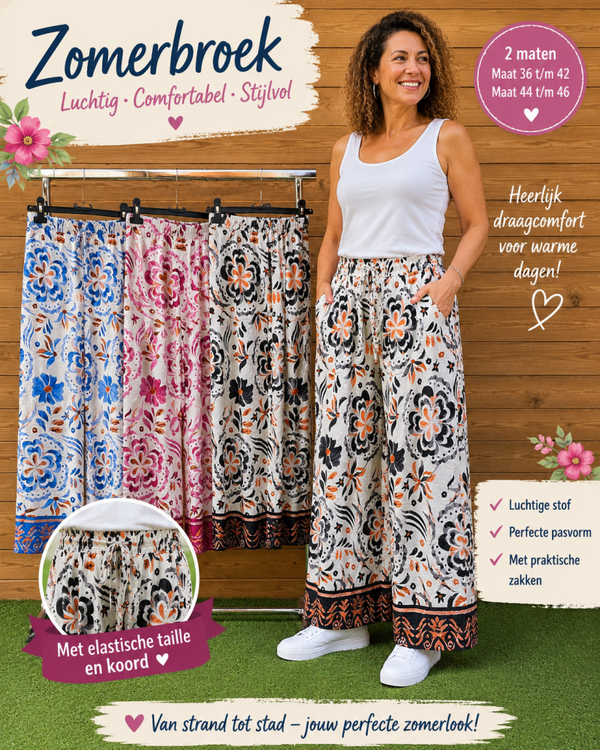 Zomerbroek print