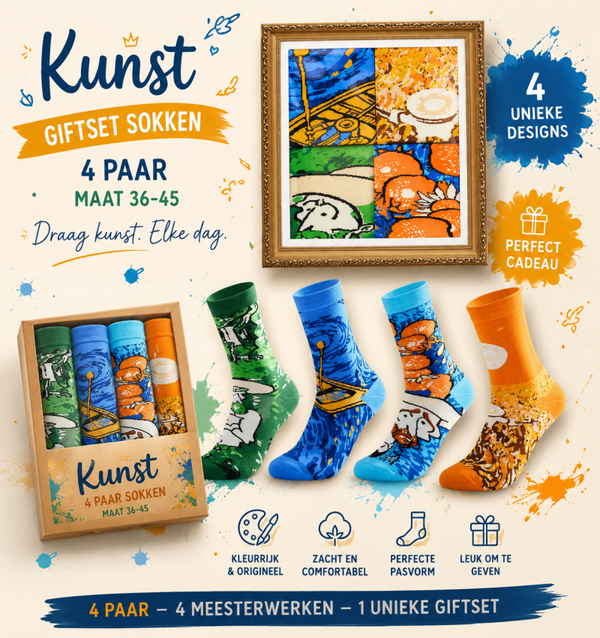 Giftset Sokken Kunst