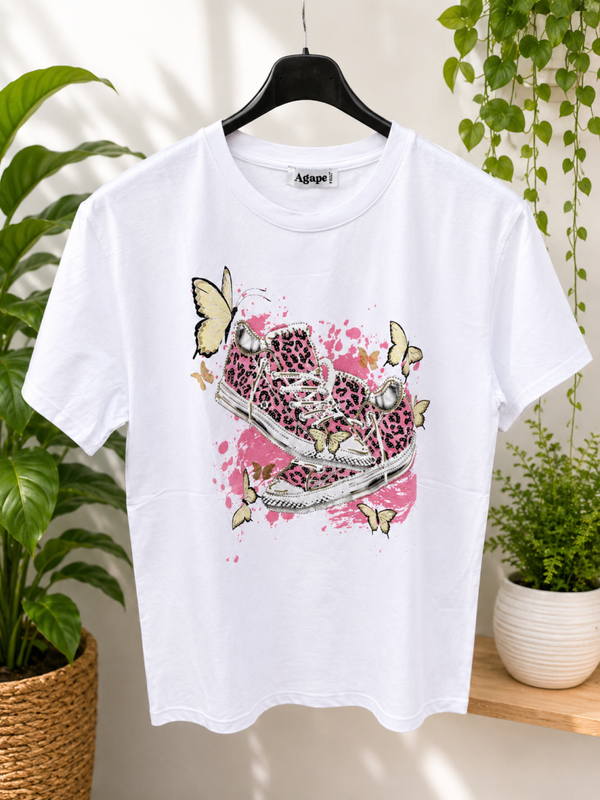 Katoenen T-Shirt klein sneaker