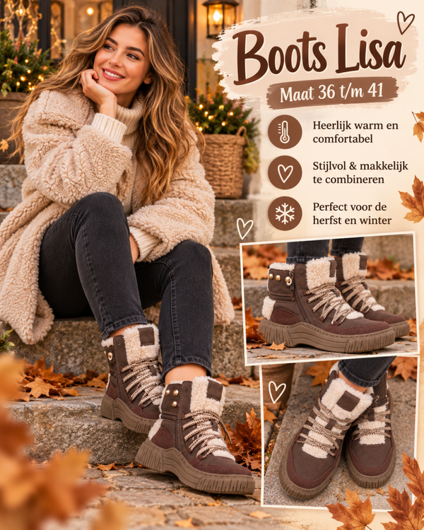 Boots Lisa Donkerbruin