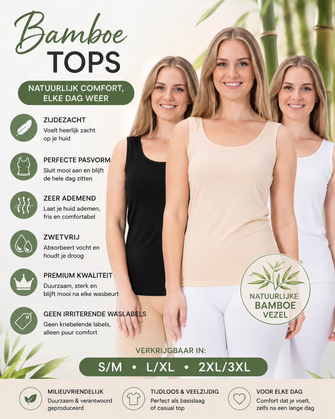 Bamboe Ondertop