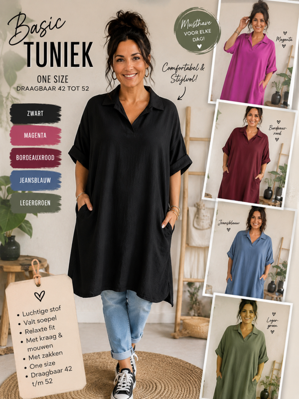 Basic tuniek Lara