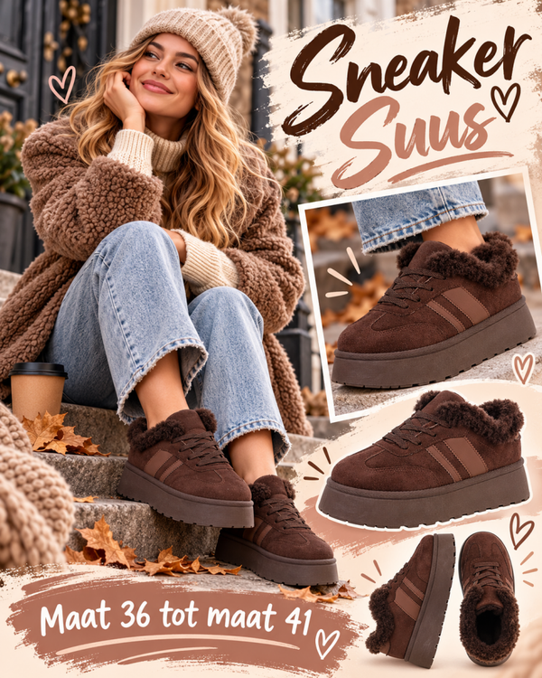 Sneaker Suus Donkerbruin