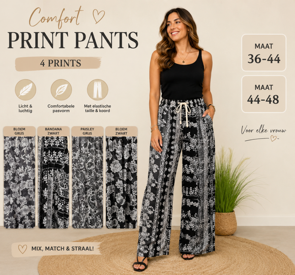 Comfort print Pants