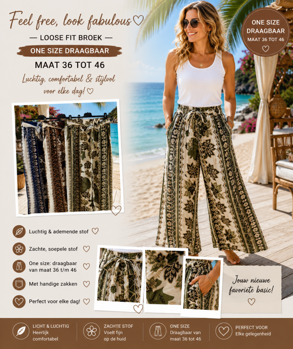 Zomerbroek print