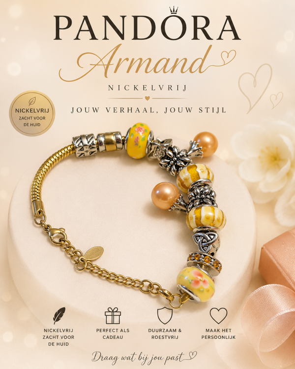 Pandora armband Goud