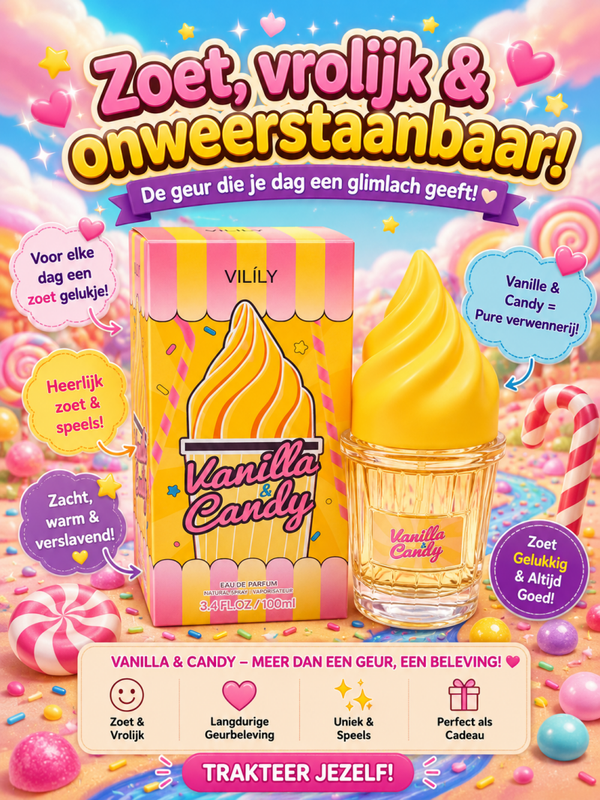 Vilily ice cream Vanilla & Candy