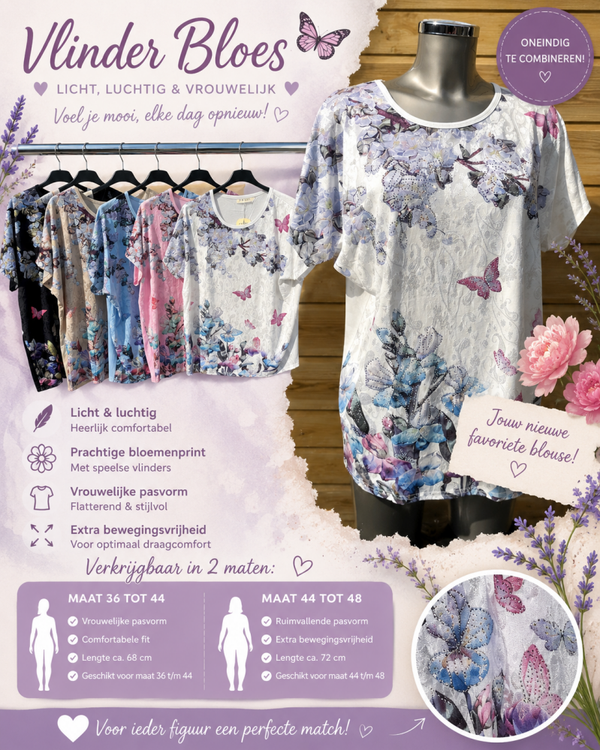 T-Shirt Vlinder