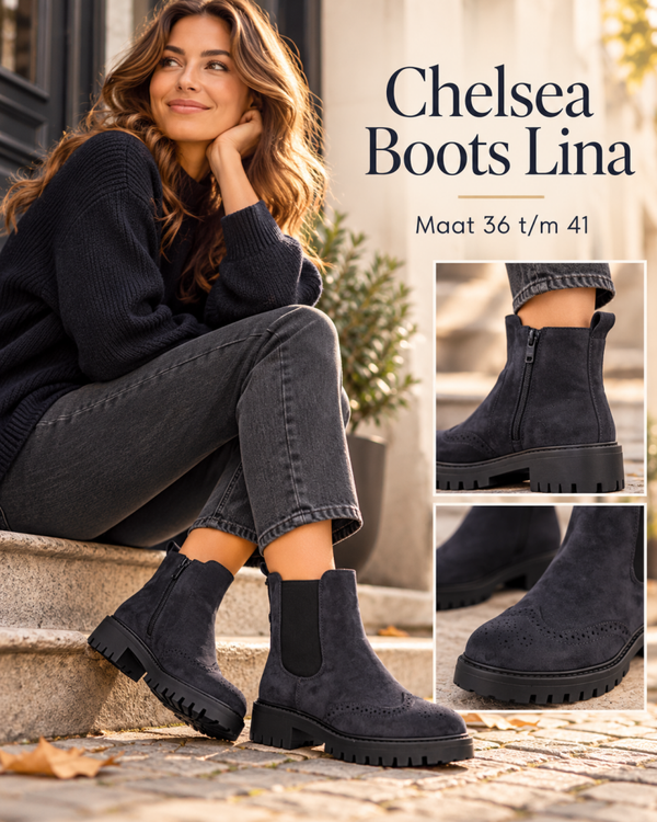 Chelsea Boots Lina Grijs