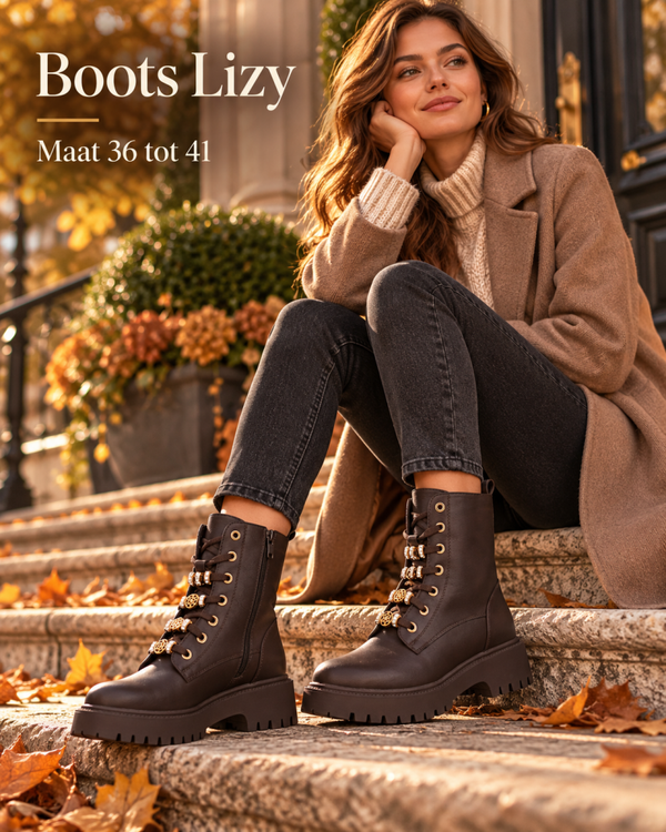 Boots Lizy donkerbruin