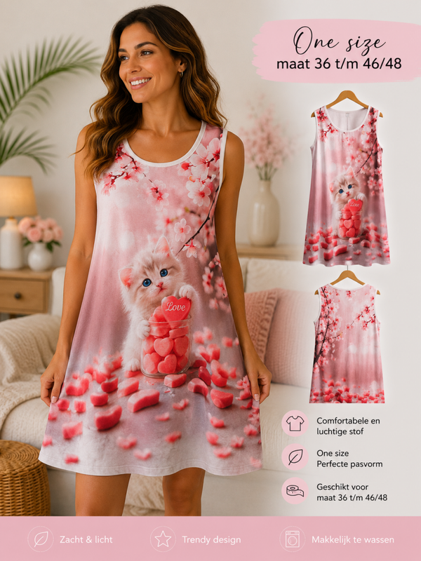 Top / Tuniek met diverse prints