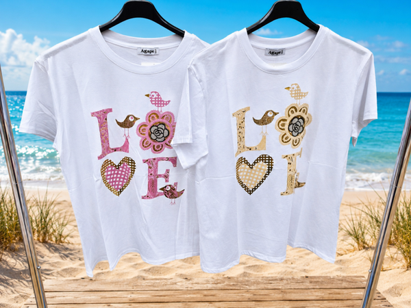 Katoenen T-Shirt klein love