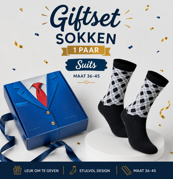Giftset sokken Suit