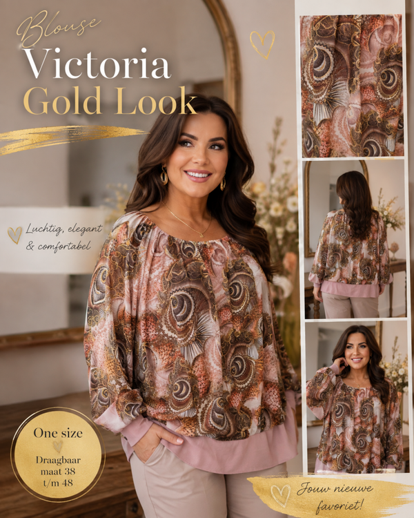 Blouse Victoria Gold Look