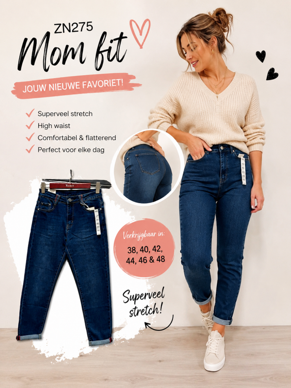 Jeans mom Fit