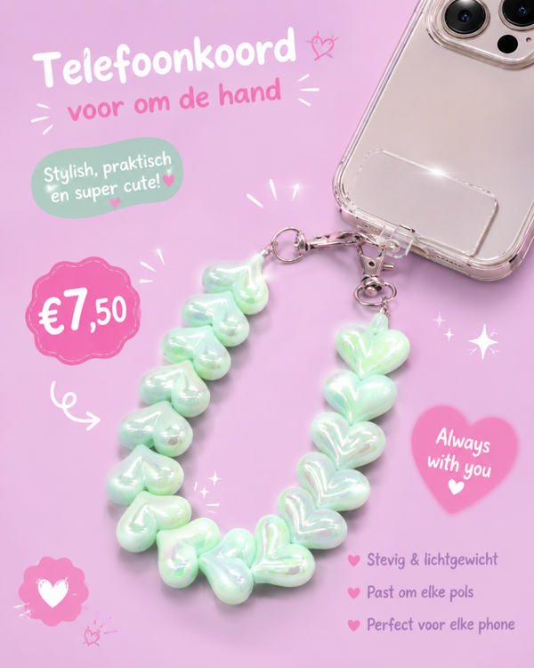 Telefoonkoord kort mint