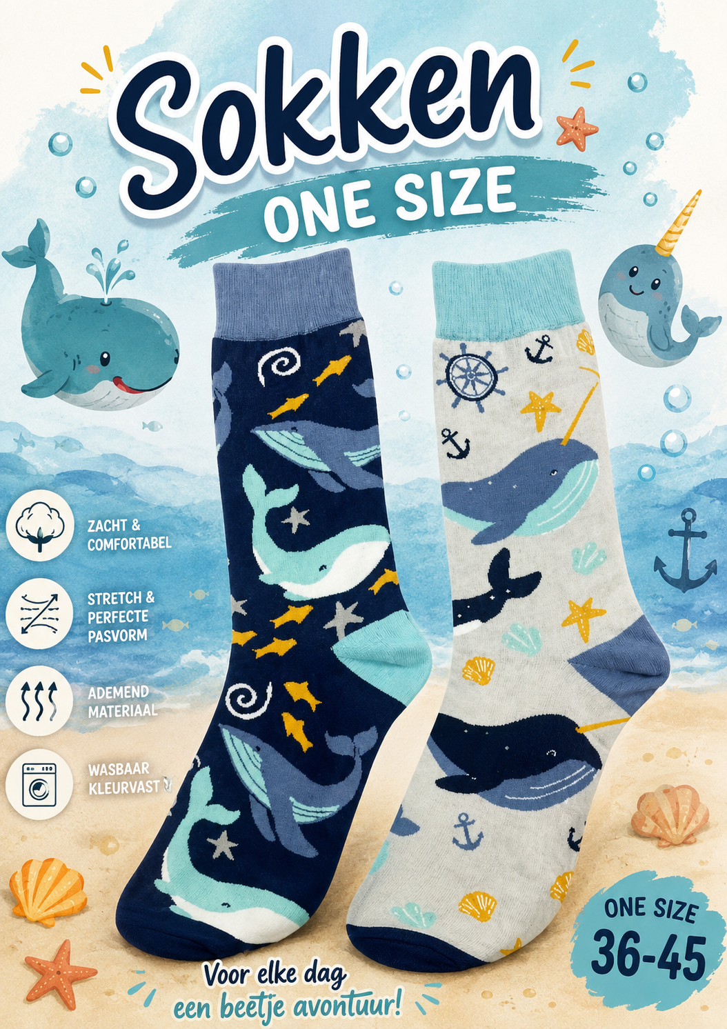 Sokken Walvis