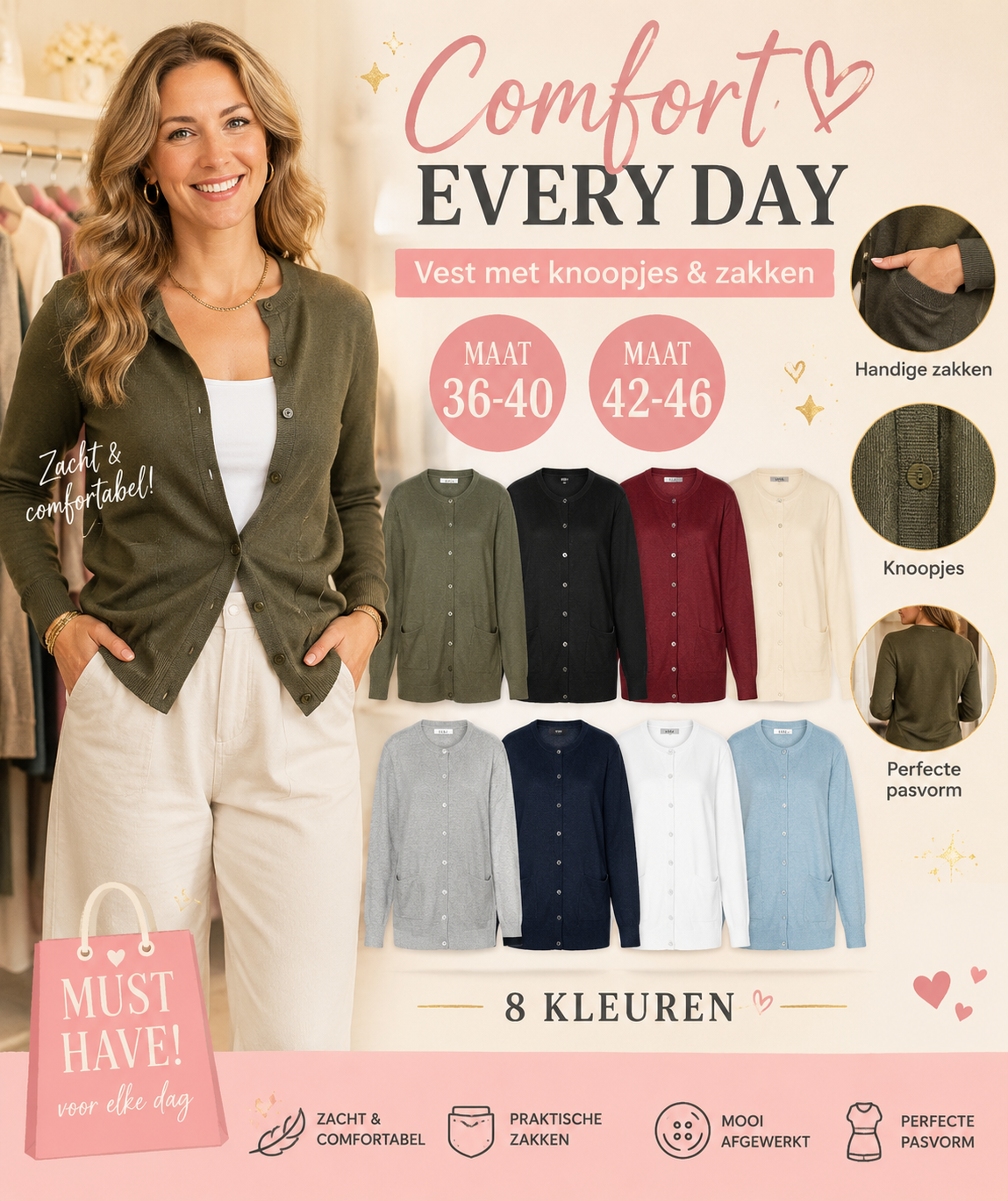 Basic vestje