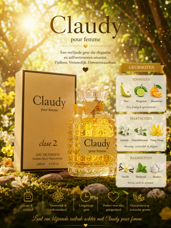 Parfum Close 2 Claudy Pour femme