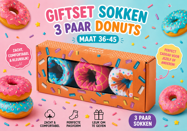 Gift sokken Donuts