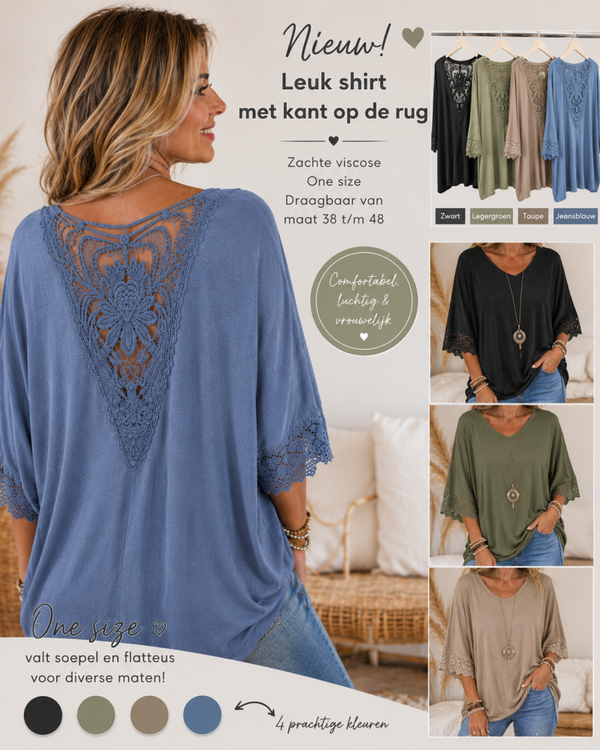 Shirt met Kant