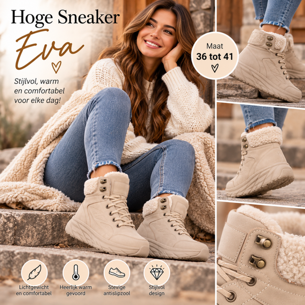 Hoge Sneaker Eva Beige