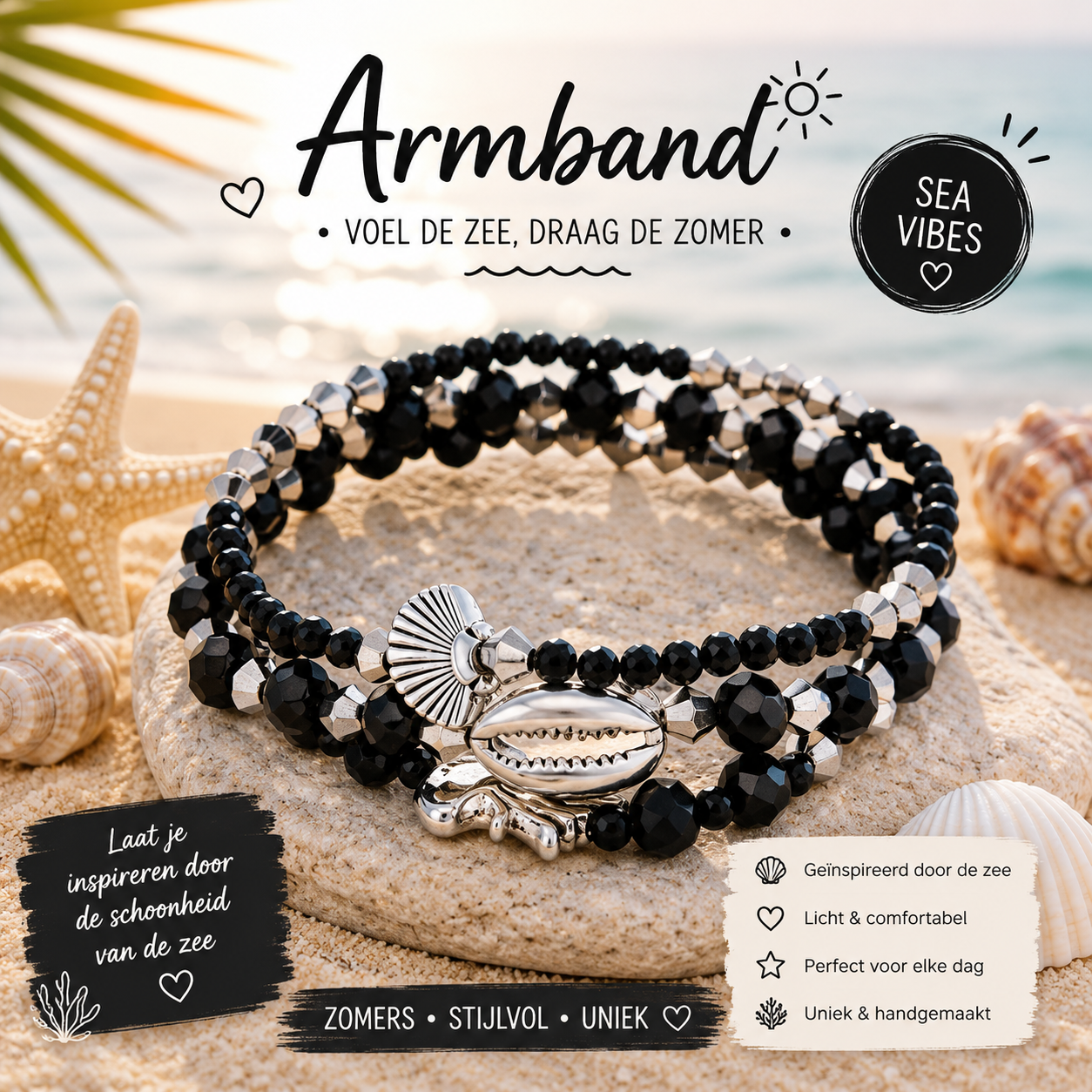 Armband Zwart