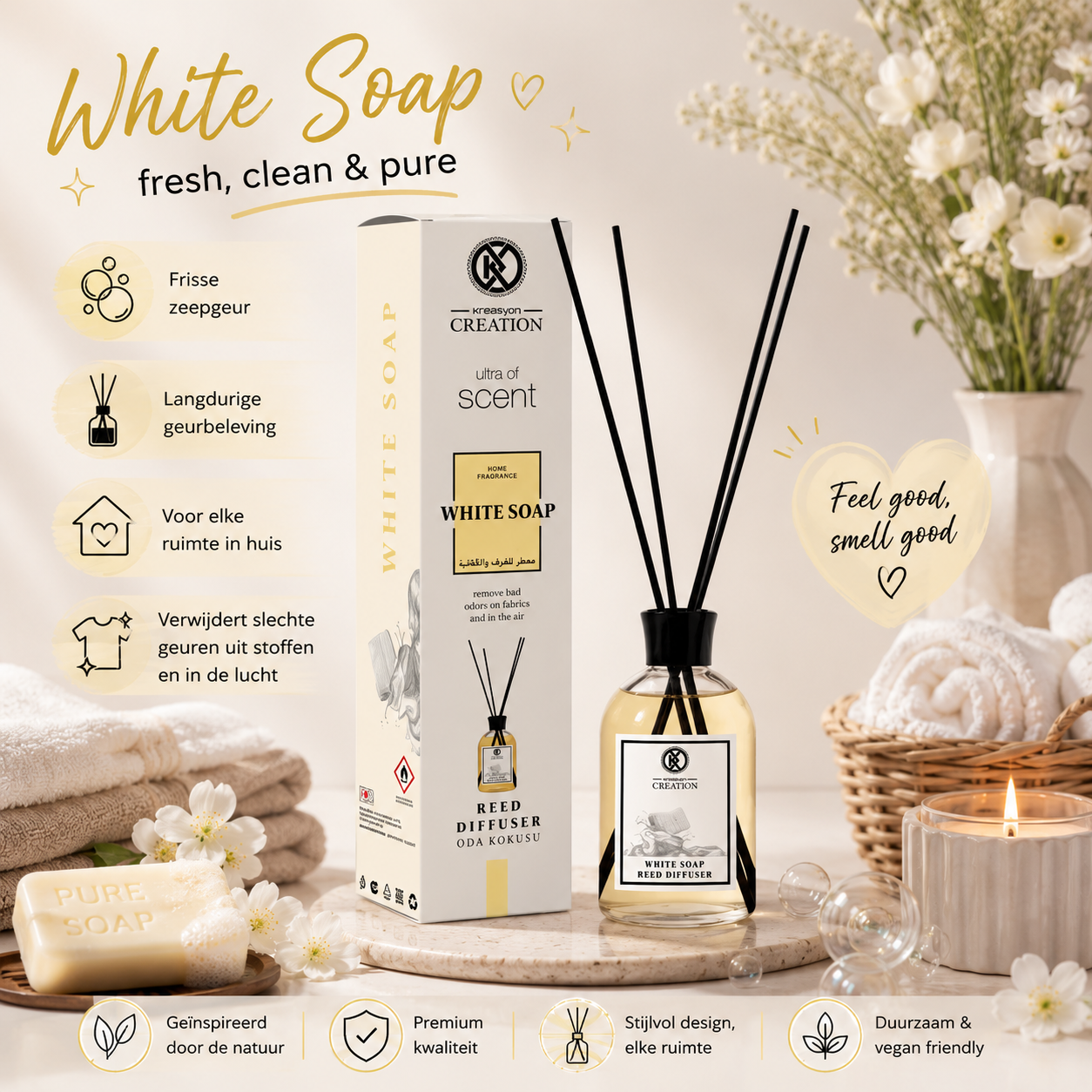 Geurstok Creation White Soap
