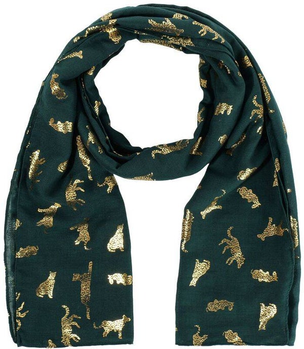 Zomer Sjaal Leopard Groen