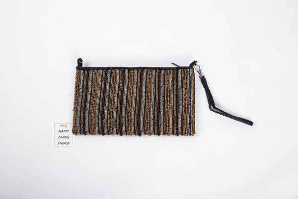 Trendy clutch with beads