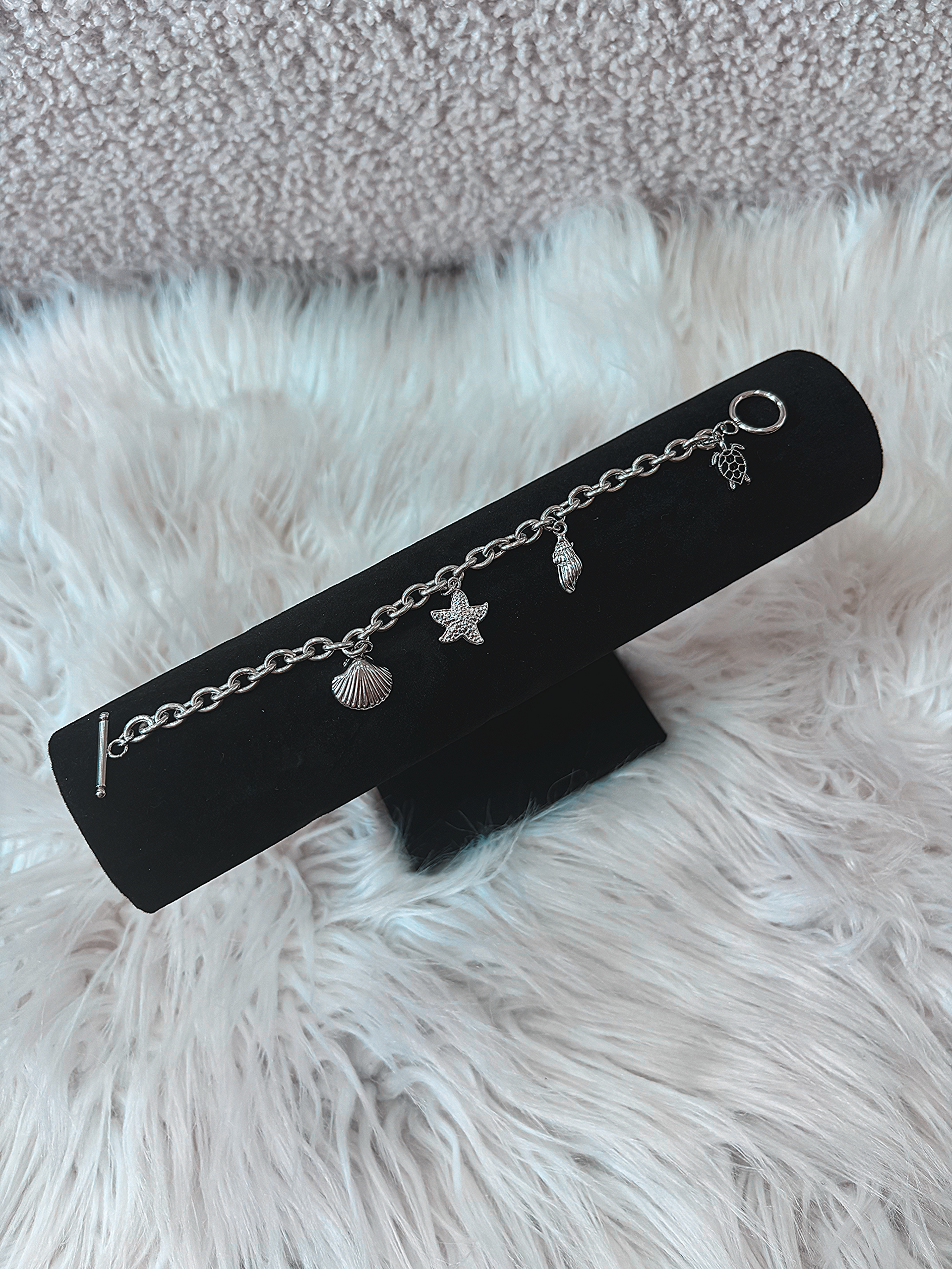 Bracelet Coquillage Argentée